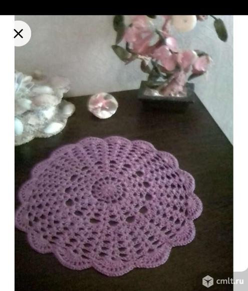 Салфетка крючком. Фото 1.