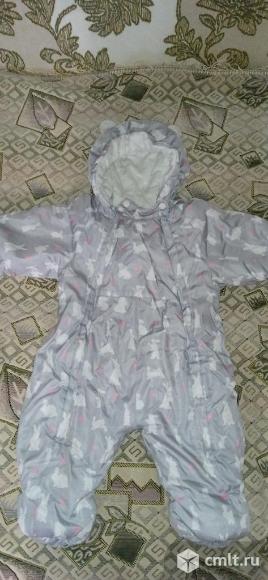 Зимний комбинезон на девочку. Фото 1.