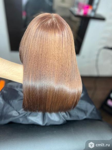 Кератиновое выпрямление/ Ботокс для волос. Фото 1.