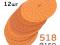 Набор абразивных кругов Sandwox (12шт) 518 Orange Line 150мм. Фото 1.