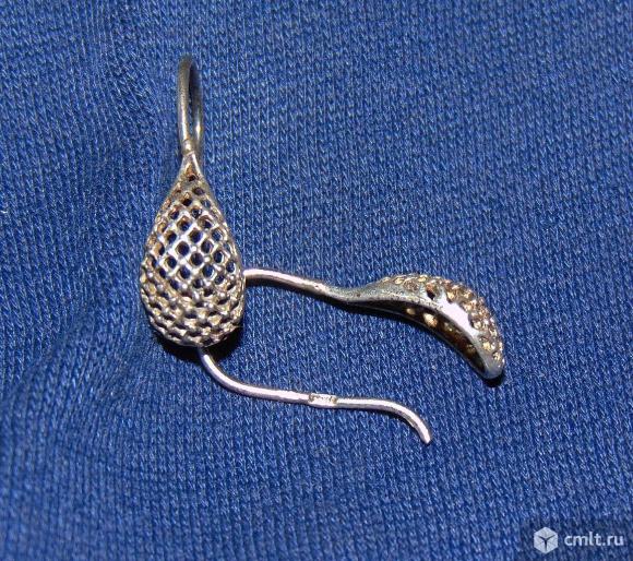 серьги из серебра. Фото 3.