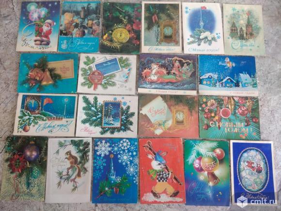 20 шт. Открытки СССР. С Новым Годом!. Фото 1.