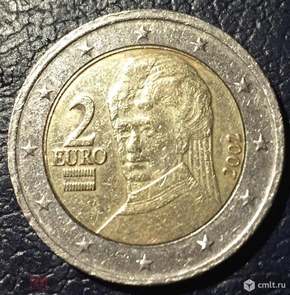 2 евро 2002 Австрия. Фото 1.