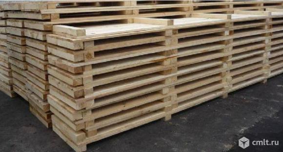 Деревянные поддоны новые. Фото 1.