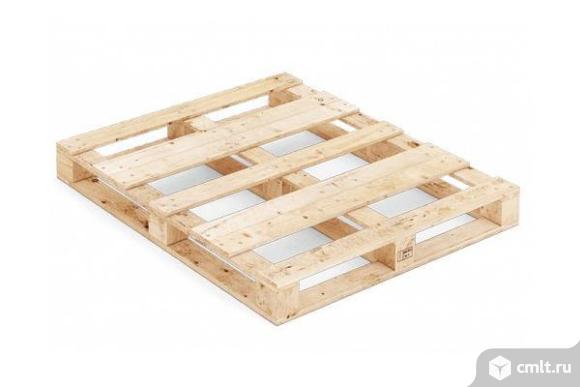 Новый поддон 1000х1200 мм. C нижней обвязкой. Фото 1.