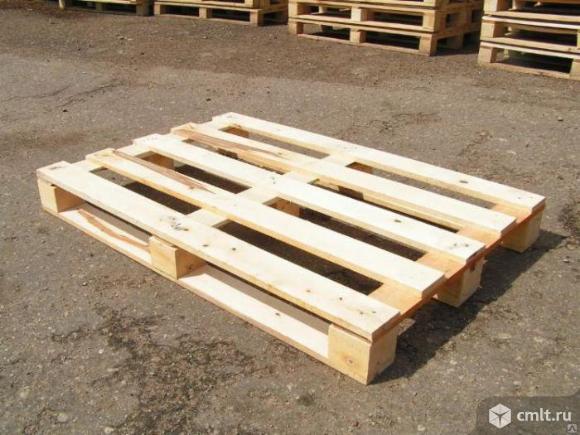 Поддон плоский четырехзаходный деревянный поддон 800х1200. Фото 1.