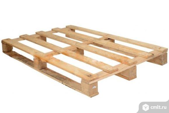 Деревянные поддоны с грузоподъемностью до 500 кг. Фото 1.