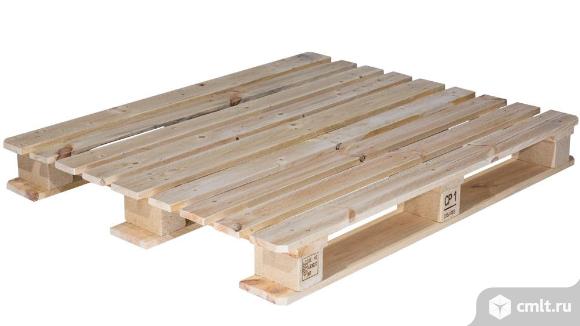 Деревянные поддоны с грузоподъемностью до 1200 кг. Фото 1.