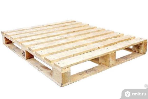Деревянные поддоны с грузоподъемностью до 2000 кг. Фото 1.