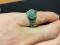 Кольцо серебряное со вставкой цоизит с рубином. Фото 4.