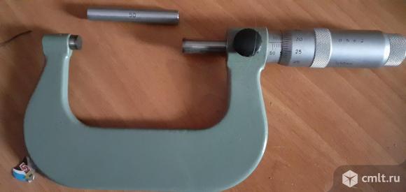 Микрометр 0 50мм. Фото 1.