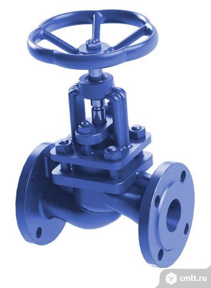 15нж65нж Клапан запорный сильфонный фланцевый. Фото 1.