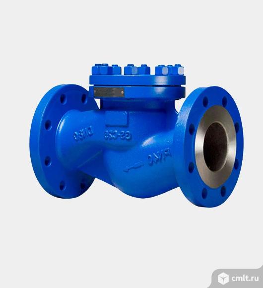 Клапан обратный поворотный 19лс76нж. Фото 1.