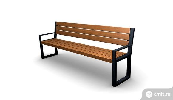 Металлические скамейки. Фото 1.