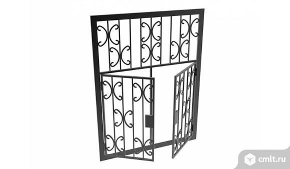 Металлические решетки на окна. Фото 1.