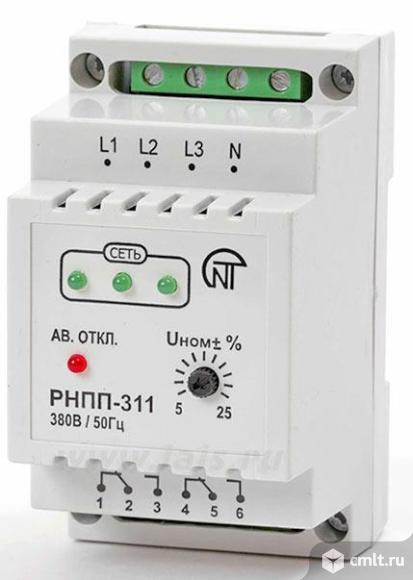 Реле напряжения, перекоса и последовательности фаз РНПП-311. Фото 1.