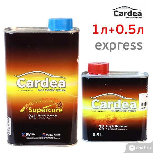 Лак Cardea Supercure 2:1 (1.5л) комплект, быстросохнущий Clearcoat. Фото 1.