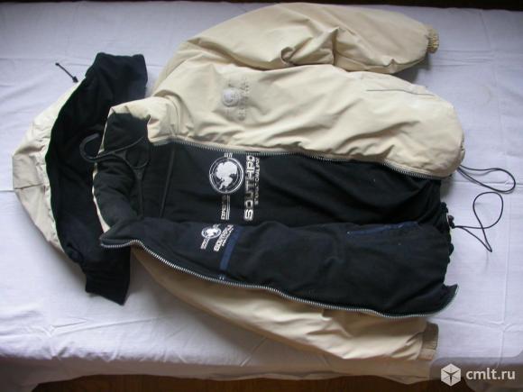 Куртка мужская, светлая, с капюшоном, р. 50, б/у, 2.5 тыс. Фото 1.