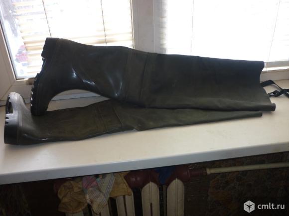 Сапоги рыбацкие(забродники). Фото 1.