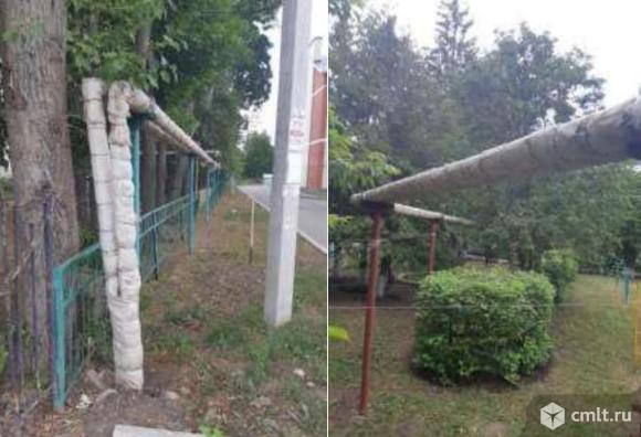 Теплотрасса общей протяженностью 295 п.м. (г.Кузнецк). Фото 1.