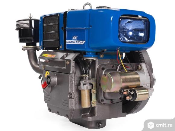 Двигатель 15 л.с. в сборе. Фото 1.