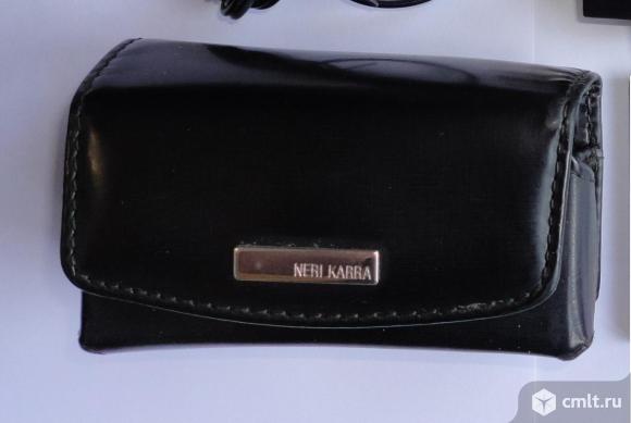 Сумочка на пояс для телефона NERI KARRA чёрного цвета, кожа.