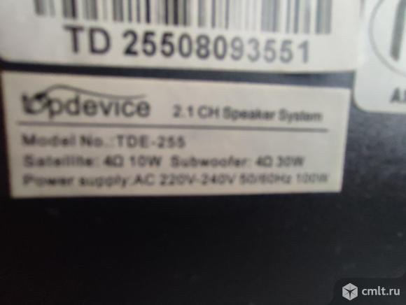 Колонки topdevice 2.1 б/у. Фото 1.