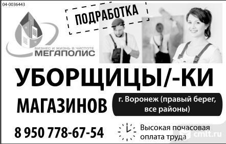 Вакансия «Уборщица/уборщик» в Воронеже, работа в ООО …