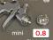 Краскопульт мини Русский Мастер K-102 (0,8мм) верхний бачок 250мл с внутренней резьбой М14х1. Фото 3.