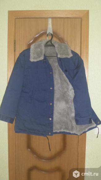 Куртка мужская синяя, р. 48, новая, 1.5 тыс. р. Фото 1.
