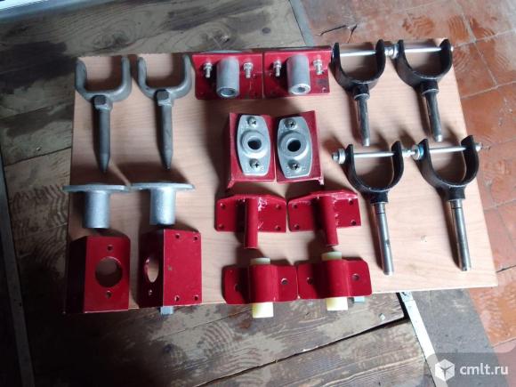 Весла алюминиевые, лопасти и уключины для весел. Фото 3.