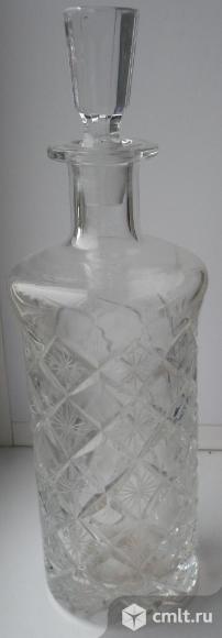 Графин, хрусталь, СССР.. Фото 1.