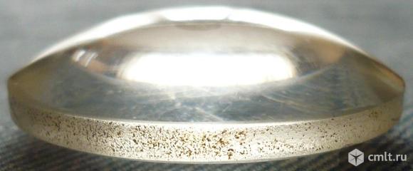 Увеличительное стекло, линза, лупа, диаметр 3,8 см, времен СССР. Оптика.. Фото 3.