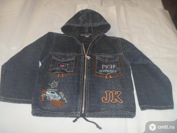 Куртки для ребенка 2-4 лет джинсовые, по 180 р. Фото 1.