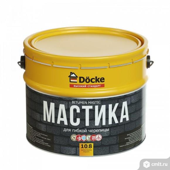 Мастика битумная для гибкой черепицы Docke Pie 10.8 кг. Фото 2.