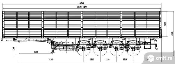 Полуприцеп зерновоз TDZ9402LSC 62м3 (самосвал). Фото 11.