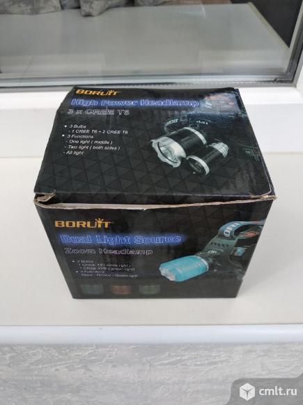 Аккумуляторный налобный фонарь Boruit HL 720.. Фото 5.