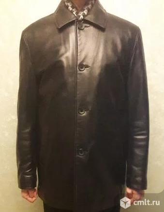 Кожаная куртка мужская. Фото 1.