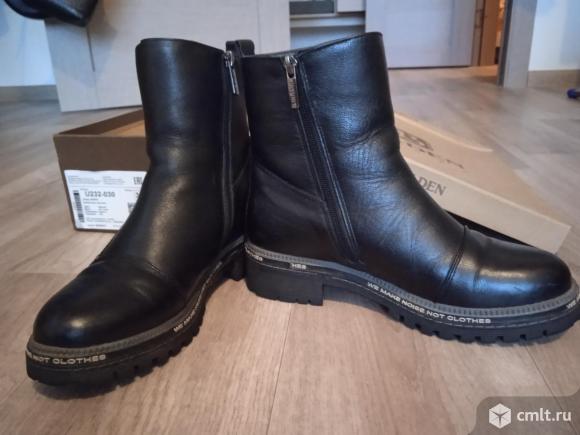 Ботинки натуральная кожа. Фото 1.