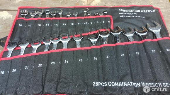 Набор ключей комбинированных. Фото 1.
