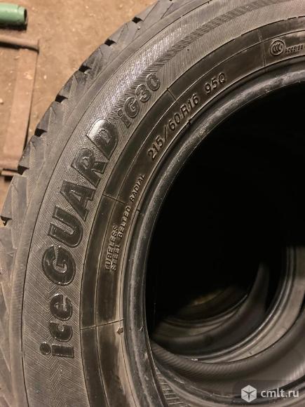 Продам 4 зимние шины липучка Yokohama Ice Guard IG30 215/60 R16 95Q. Фото 1.