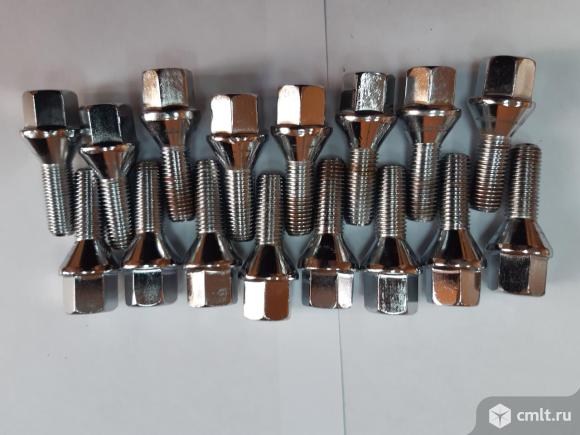Болты колесные ХРОМ М12х1,5 54/27 мм., конус, 17 ключ 