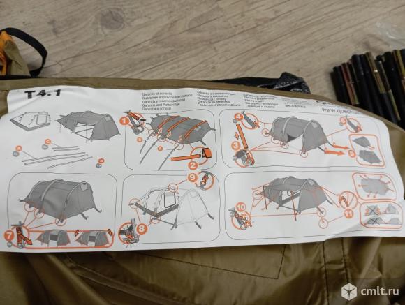 Палатка 4-местная кемпинговая новая. Фото 5.