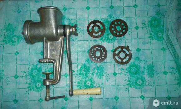 Мясорубка ручная СССР. Фото 1.