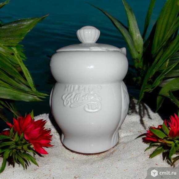 Керамическая чайница Сова. Фото 2.