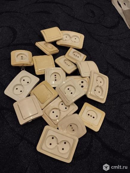 Розетки. Выключатели.. Фото 1.