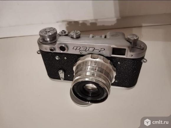 Фотоаппарат ФЭД-2 в идеальном состоянии. Лет 40 не использовался. Выпущен в конце 50х. Фото 1.