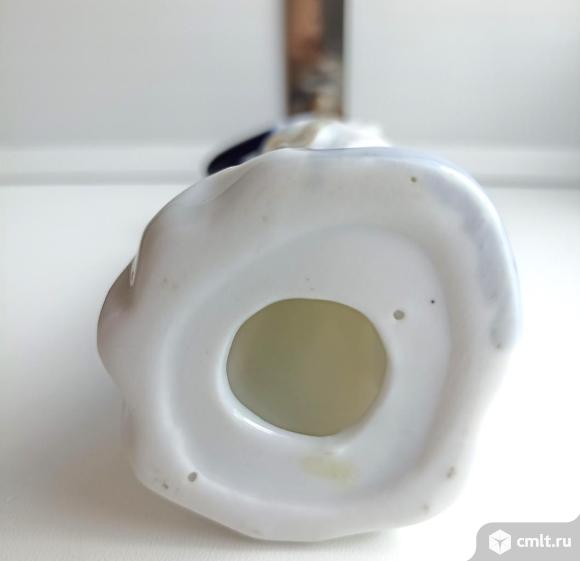 Статуэтка. Дама. Германия. Кобальт.. Фото 8.