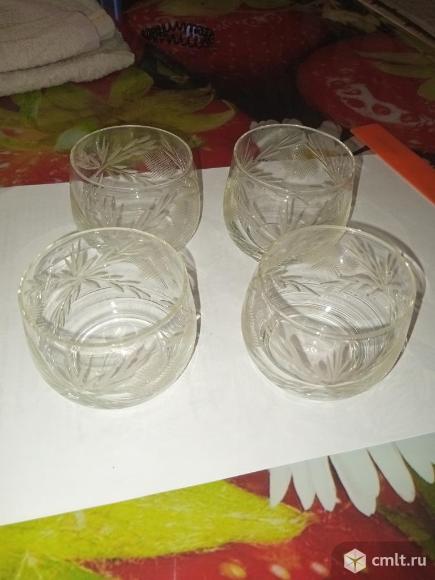 Стаканы для напитков тонкие 4 шт. Фото 1.