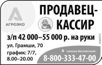 Продавец-Кассир,